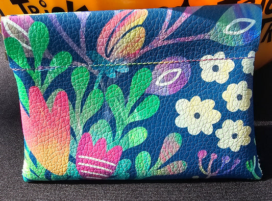 Abstract Floral Coin Purse