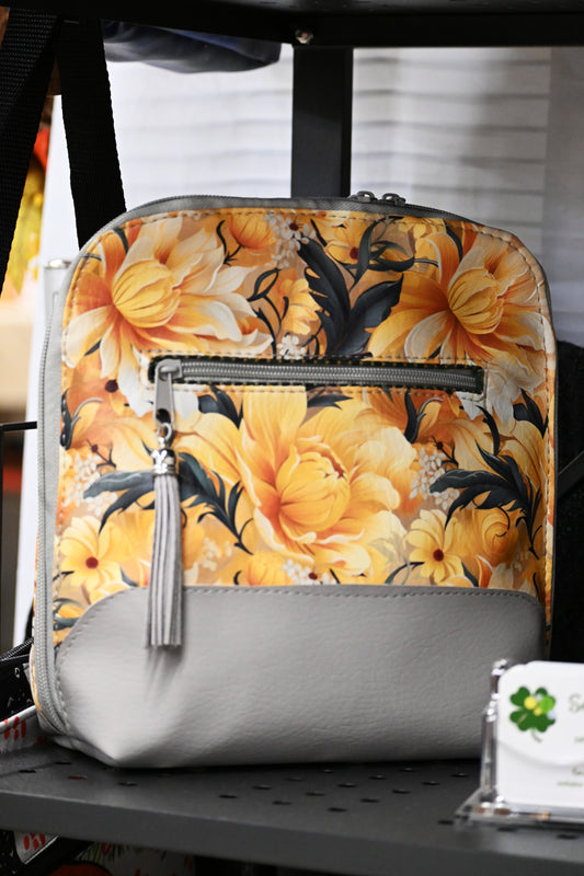 Yellow Flower Tremont Purse