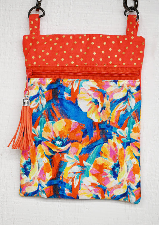 Artsy Floral Runaround Bag