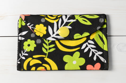 Pokadot Flowers Card Holder