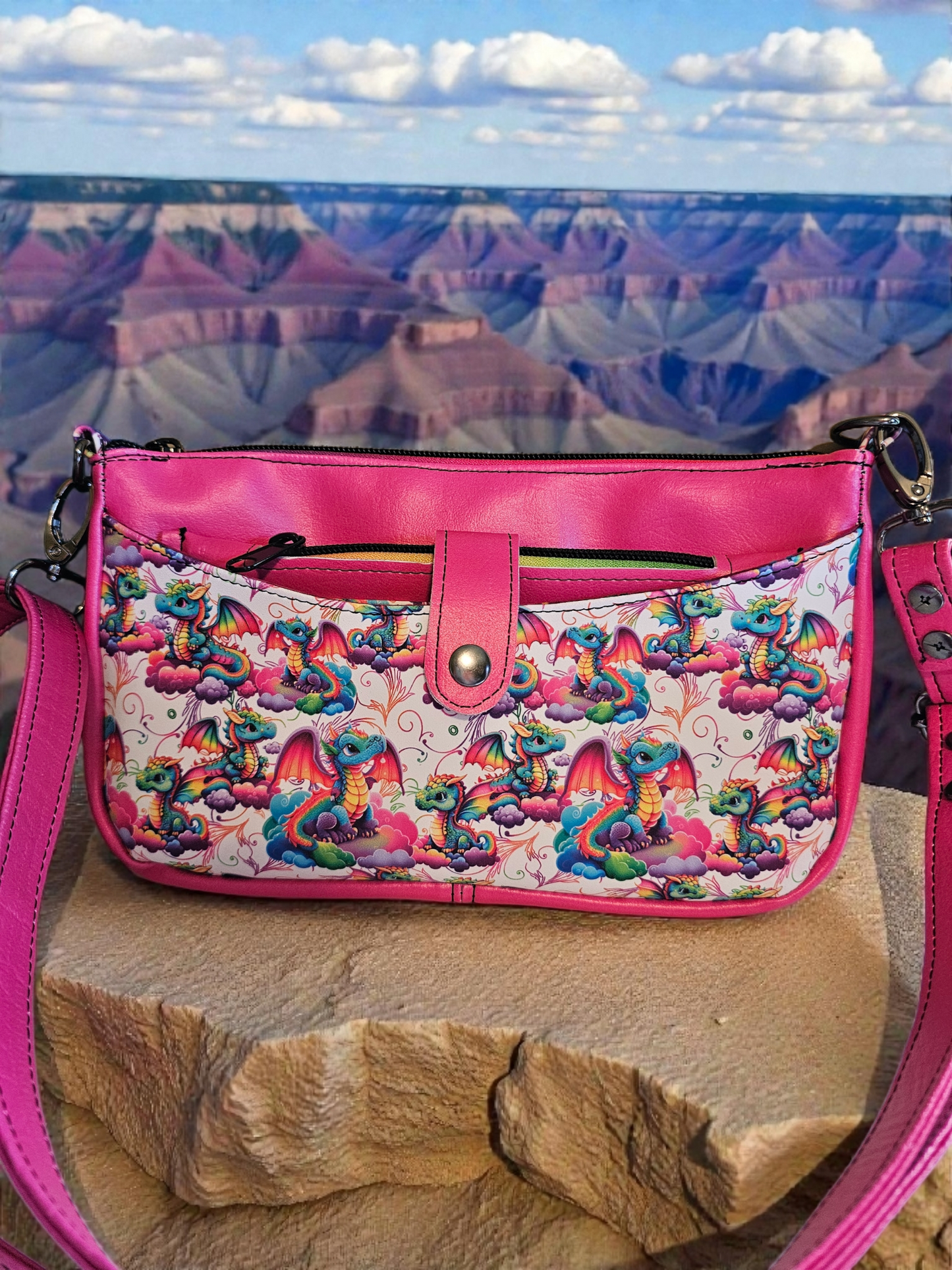 Neeyah Crossbody and Wallet Set ~ Dragon