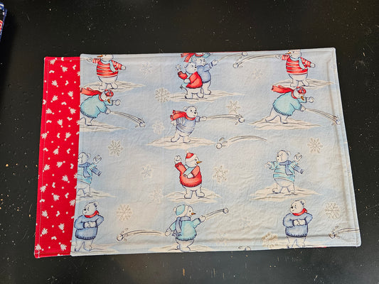 Snowmen and Polar Bears Placemats (set of 2)