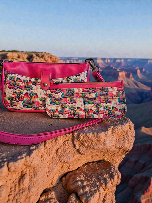 Neeyah Crossbody and Wallet Set ~ Dragon